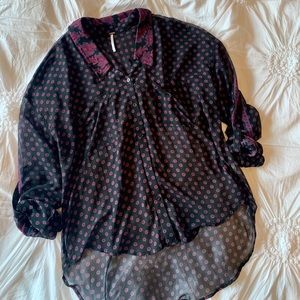 Free people sheer blouse